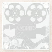 *CINEMA* ガラスコースター (裏面)