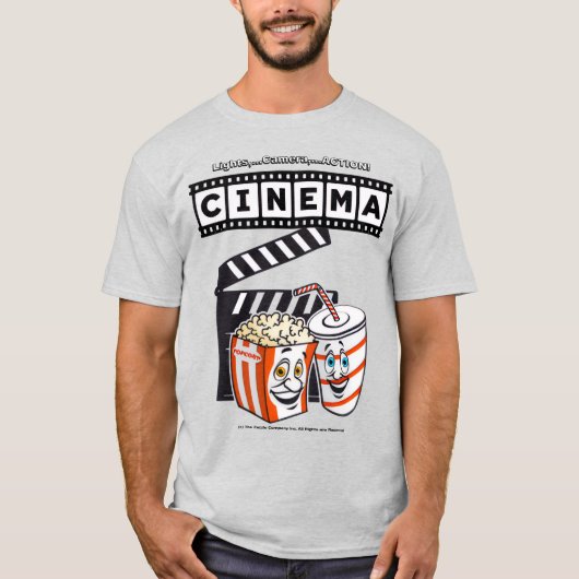 *[CINEMA]*ロゴ&グラフィックのTシャツ Tシャツ (正面)
