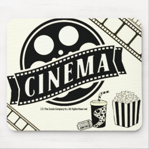 *CINEMA* ロゴ グラフィック マウスパッド
