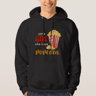Cinema Food Snack Lover Girls Women Popcorn パーカ