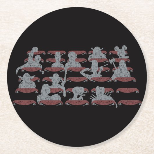 Cinema hall of fame ラウンドペーパーコースター (正面)