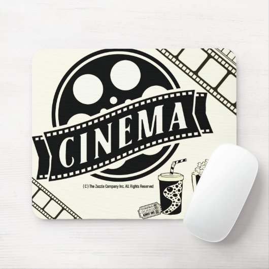 *CINEMA* Logo & Graphics Mousepad マウスパッド (マウス)