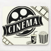 *CINEMA* Logo & Graphics Mousepad マウスパッド (正面)