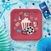 Cinema Party ペーパープレート (パーティー)