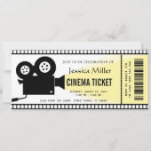 cinema ticket Invitation 招待状 (正面)