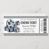 cinema ticket Invitation 招待状 (正面)