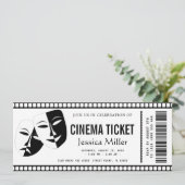 cinema ticket Invitation 招待状 (スタンド正面)