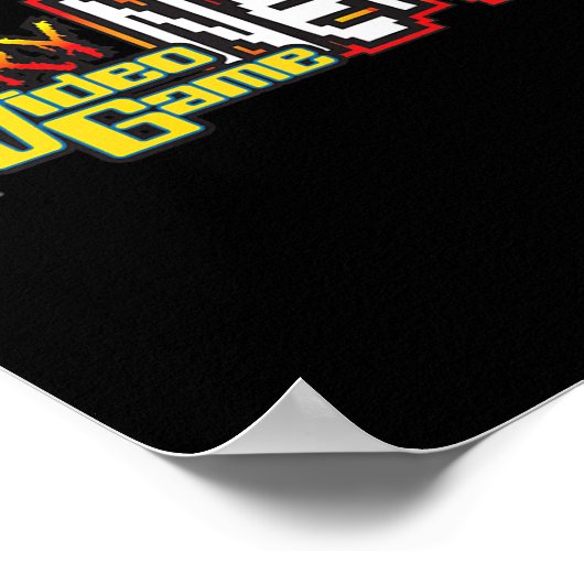 Cinemacre Angry Video Game Nerd Logo Premium  ポスター (角)