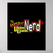 Cinemacre Angry Video Game Nerd Logo Premium  ポスター (正面)