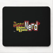 Cinemacre Angry Video Game Nerd Logo Premium  マウスパッド (正面)