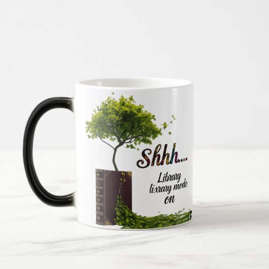 Cinematic Artistic Book Lover Gift モーフィングマグカップ (左)