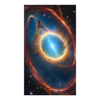Cinematic Cosmic Rings Nebula フォトプリント