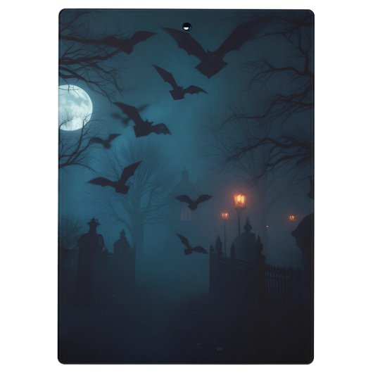 Cinematic Dark Fantasy Halloween Gothic Design クリップボード (裏面)