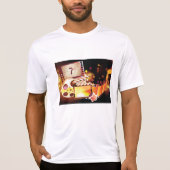 Cinematic Film Reel and Clapperboard Tシャツ (正面)