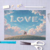 Cinematic "Love" in the Sky & Couple Sunset Scene 薄葉紙 (クラフト)