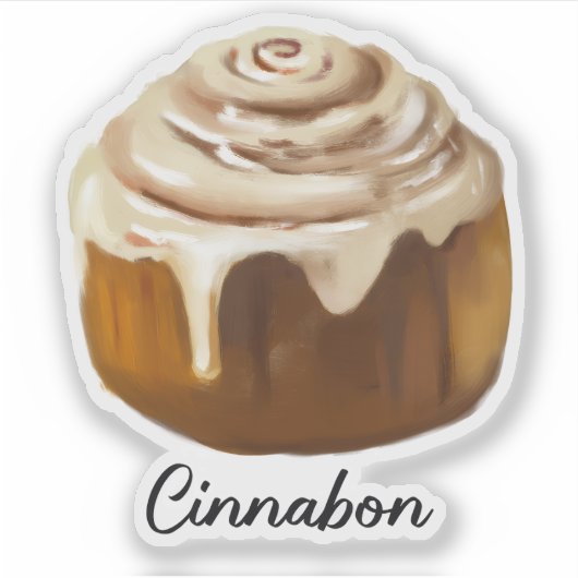 Cinnabon シール (正面)