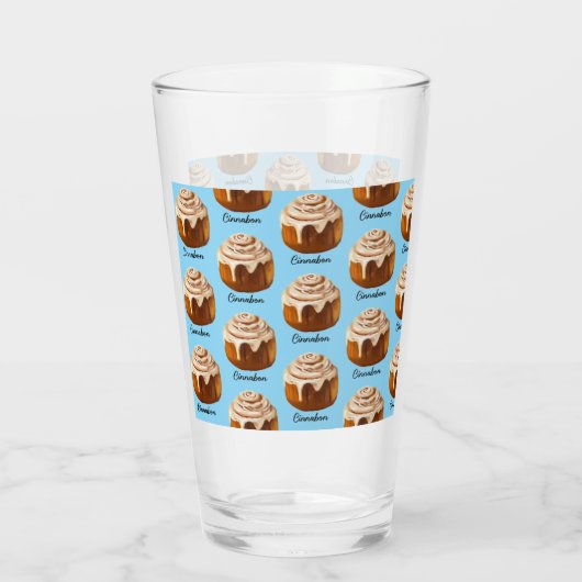 Cinnabon タンブラーグラス (裏面)