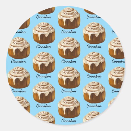 Cinnabon ラウンドシール (正面)