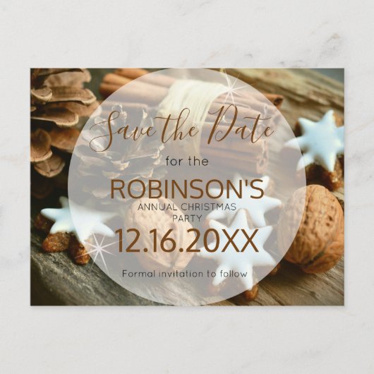 Cinnamonエレガントの保存日 ポストカード (正面)