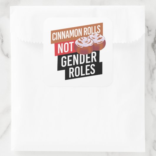 Cinnamon転が not Gender Roles スクエアシール (バッグ)