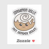 Cinnamon Not 転が Genderの役割 シール (シート)