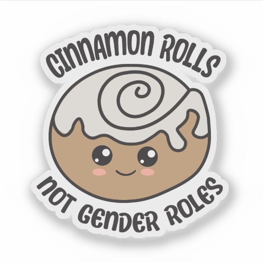 Cinnamon Not 転が Genderの役割 シール (正面)