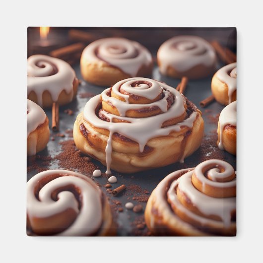 Cinnamon Rolls マグネット (正面)