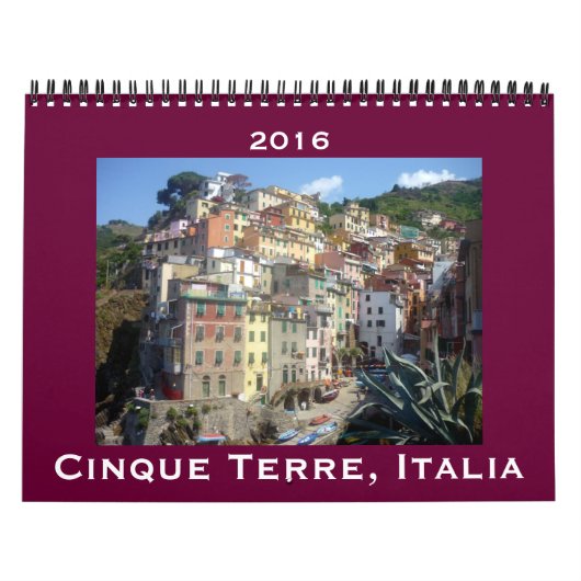 cinqueのterre 2016年 カレンダー (カバー)