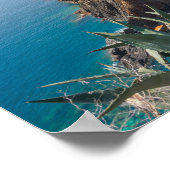 Cinque Terreのヴェルナッツァの町 ポスター (角)