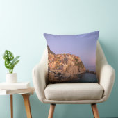 Cinque TerreのManarolaの村上の日没 クッション (椅子)