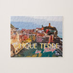 Cinque Terreイタリア夏の旅行はがき ジグソーパズル<br><div class="desc">デザインはイタリアのチンケ・テレで構成されている。</div>