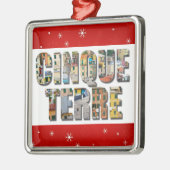 Cinque Terreイタリア旅行写真 メタルオーナメント (左)