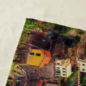 Cinque Terreイタリア ビーチタオル (インサイチュ)