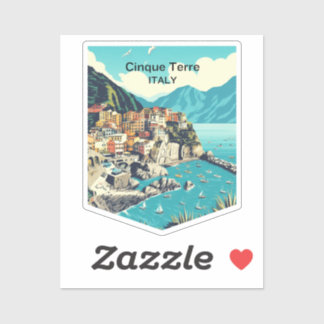 Cinque Terreイタリア、旅行 シール