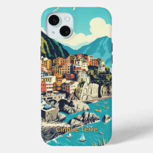 Cinque Terreイタリア、旅行 iPhone 15 Miniケース
