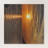 Cinque Terre，イタリアの夕日 – 20x20 - 676 pc ジグソーパズル (横)