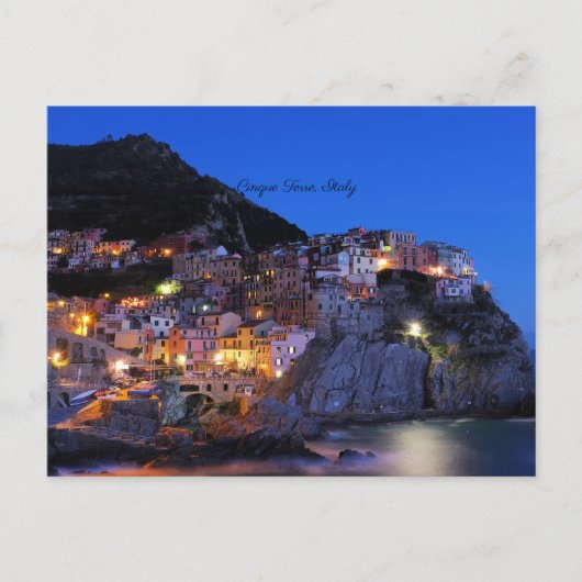 Cinque Terre、イタリアの景勝地 ポストカード (正面)