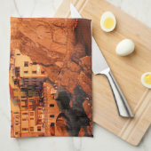 Cinque Terre、イタリア キッチンタオル (四つ折り)