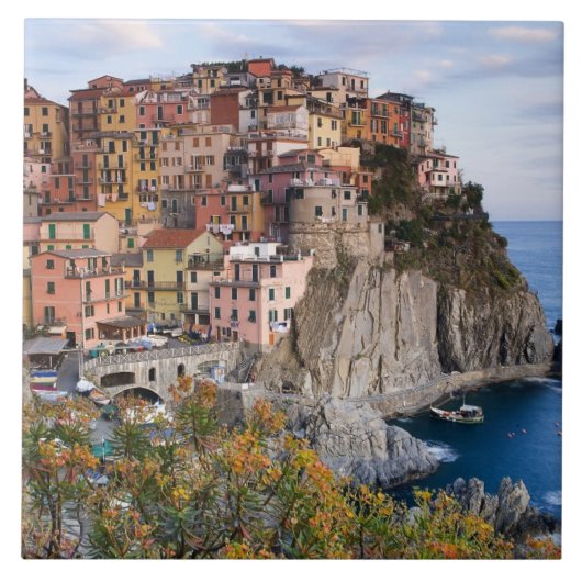 Cinque Terre、イタリア タイル (正面)