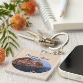 Cinque Terre,イタリア:ロマンチックな夕べ キーホルダー (正面右)