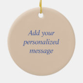 Cinque Terre,イタリア:ロマンチックな夕べ セラミックオーナメント (裏面)