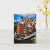 Cinque Terre カード (黄色い花)
