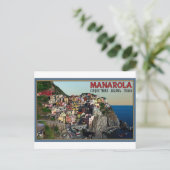 Cinque Terre – マナローラの町 ポストカード (スタンド正面)