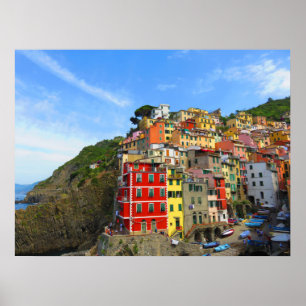 Cinque Terre – リオマッジョーレ，イタリア ポスター