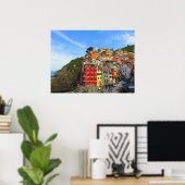 Cinque Terre – リオマッジョーレ，イタリア ポスター (ホームオフィス)