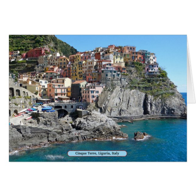 Cinque Terre，リグーリア，イタリア (正面横)