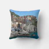 Cinque Terre,リグーリア,イタリア クッション (裏面)
