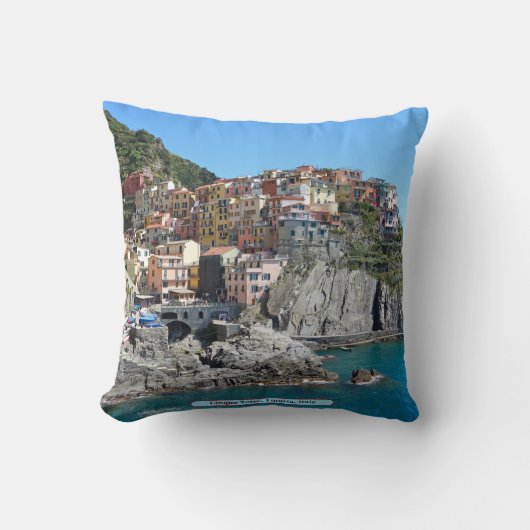 Cinque Terre,リグーリア,イタリア クッション (正面)