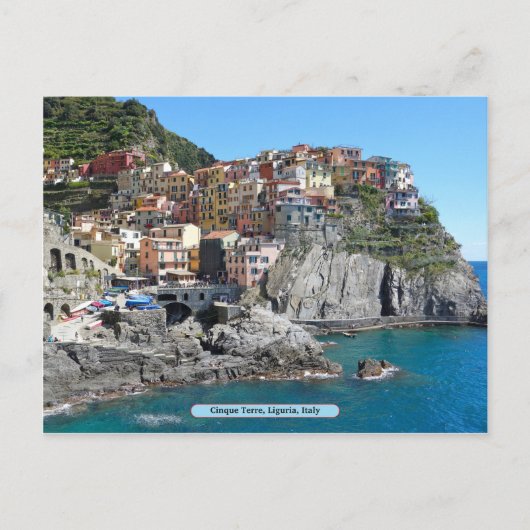 Cinque Terre,リグーリア,イタリア ポストカード (正面)