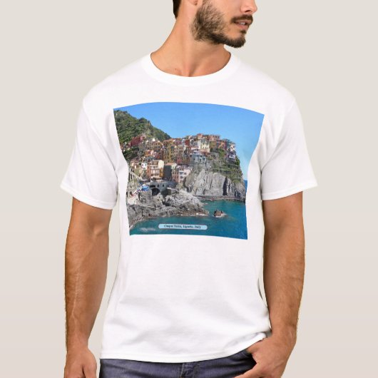 Cinque Terre,リグーリア,イタリア Tシャツ (正面)